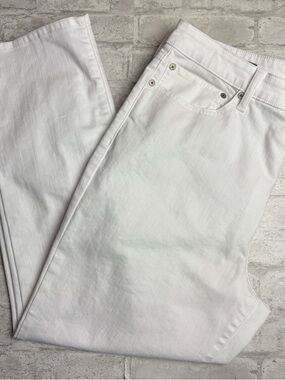 Talbots Modern Ankle Jeans White 14 NEW NWOT Jean 😍